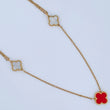 Clover Chain Classic Link 4.25gr / 17 1/4 in / 18K Gold +4 &