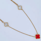 Clover Chain Classic Link 4.25gr / 17 1/4 in / 18K Gold +4 &