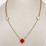 Clover Chain Classic Link 4.25gr / 17 1/4 in / 18K Gold +4 &