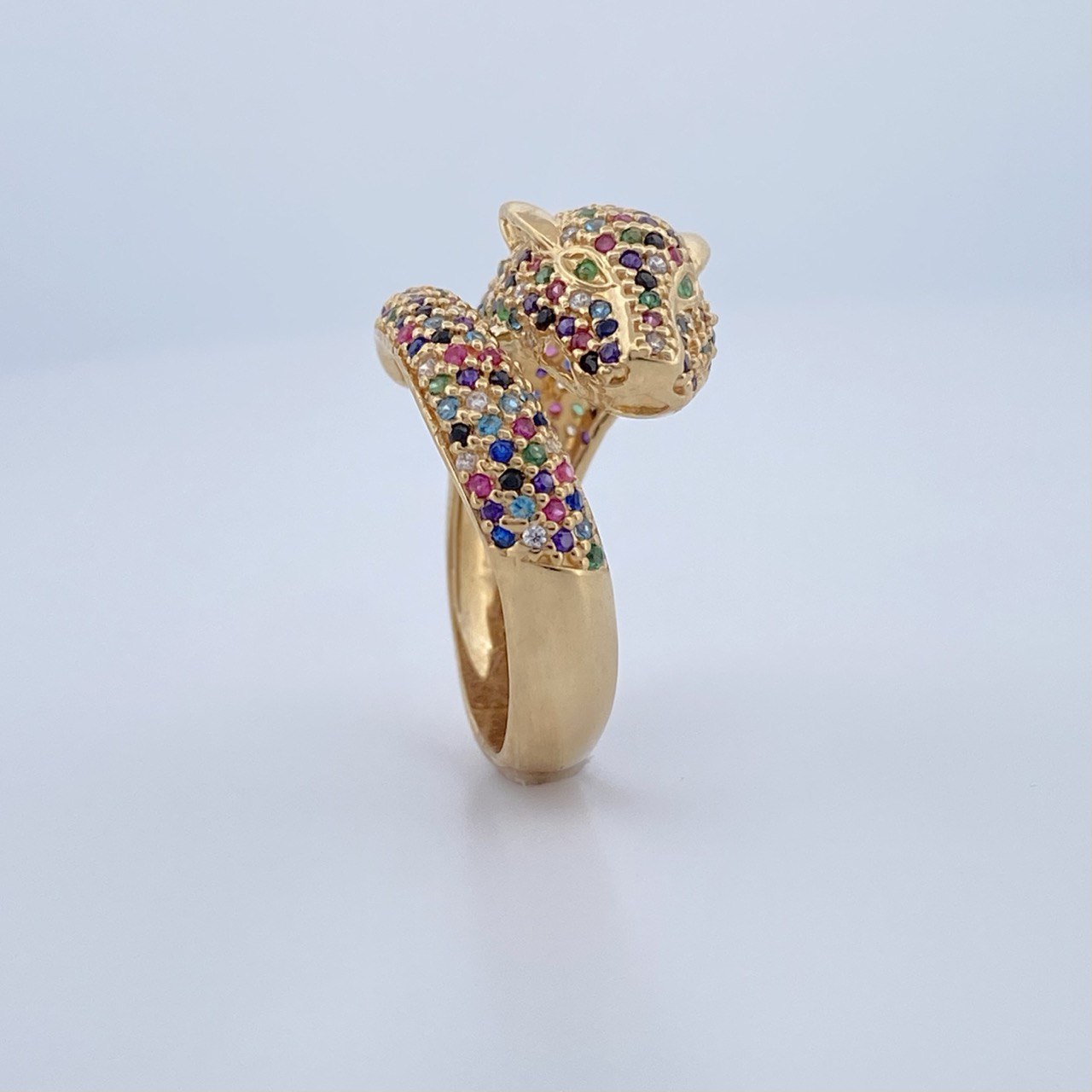 Panther Ring 7gr / Size 8 / 18K Gold