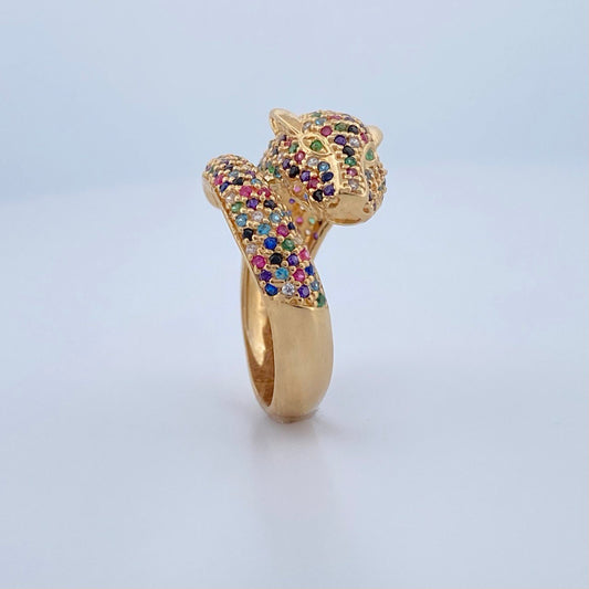 Panther Ring 7gr / Size 8 / 18K Gold