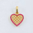 Dije Corazón Túpido 1.5gr / 3/4 in / Oro Amarillo 18K ©