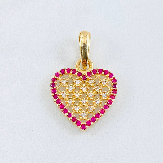 Dije Corazón Túpido 1.5gr / 3/4 in / Oro Amarillo 18K ©