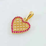 Dije Corazón Túpido 1.5gr / 3/4 in / Oro Amarillo 18K ©