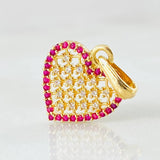 Dije Corazón Túpido 1.5gr / 3/4 in / Oro Amarillo 18K ©
