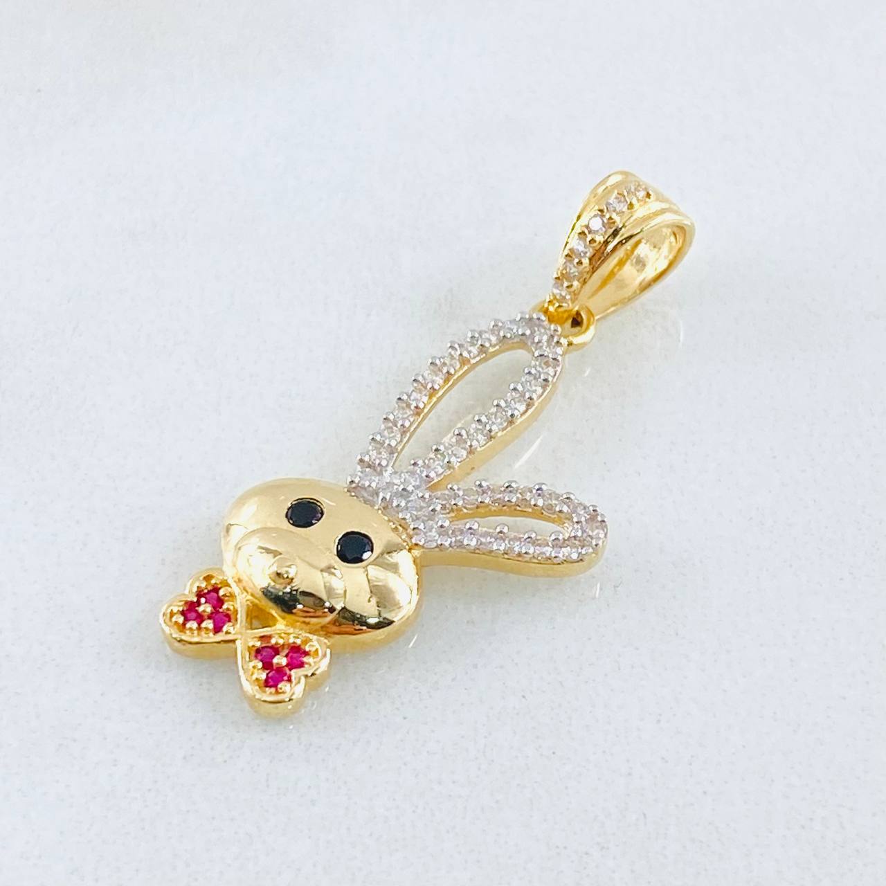 Dije Rostro Conejo 2.5gr / 1 1/4 in / Oro Amarillo 18K ©