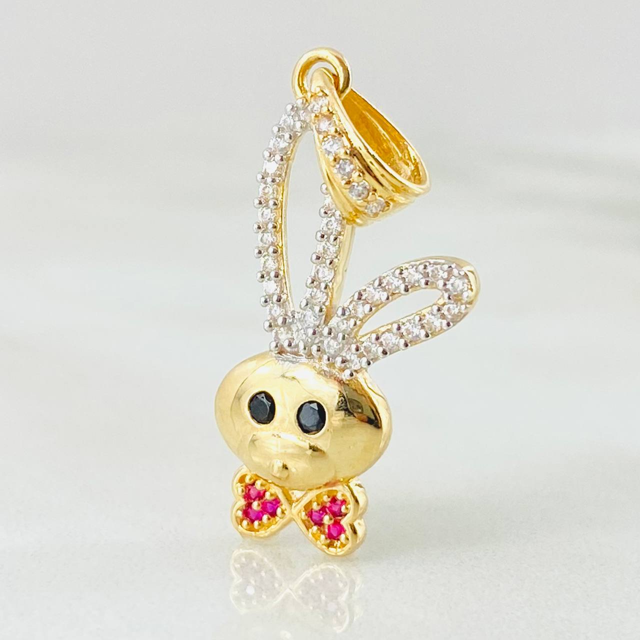 Dije Rostro Conejo 2.5gr / 1 1/4 in / Oro Amarillo 18K ©