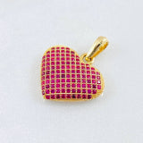 Dije Corazón Túpido 2gr / 1 in / Oro Amarillo 18K ©