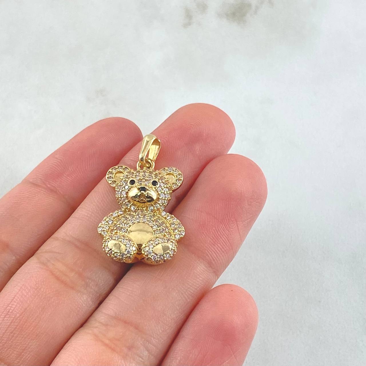 Dije Oso 4.4gr / 1 in / Oro Amarillo 18K ©
