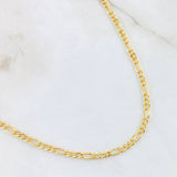 Figaro Chain 2.25gr / 19 3/4 in / 18K Gold +1 ©