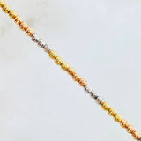 Military Type Guaya Bracelet 5.45gr / 8 1/4 in / Three Golds +4 18K ©