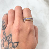 Anillo Churumbela Carril Tupido 3.75gr / T5 1/2 / Oro Amarillo 18K