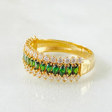 Anillo Churumbela Carril Túpido 3.95gr / T7 1/4 / Oro Amarillo 18K ©