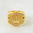 Anillo Correa Corona 9.6gr / T8 1/2 / Oro Amarillo 18K ©