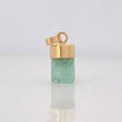 Dije Morralla Esmeralda 0.4g / 1/2 in Oro Amarillo 18K
