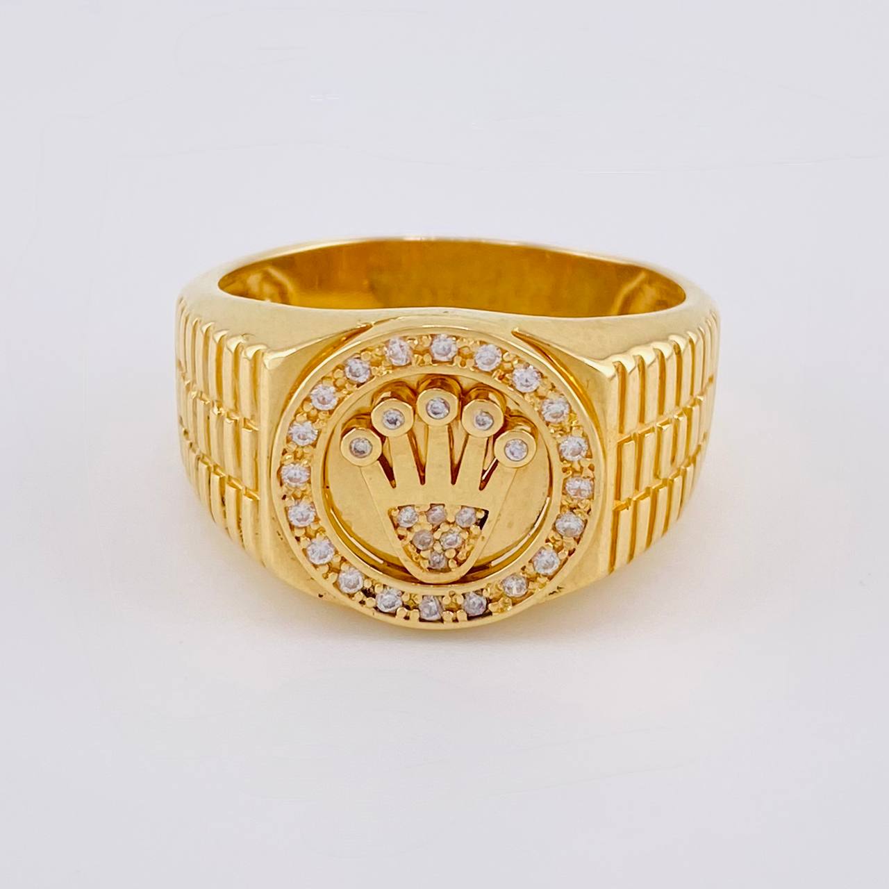 Anillo Corona Correa 13.35 g / T12 Oro Amarillo 18K
