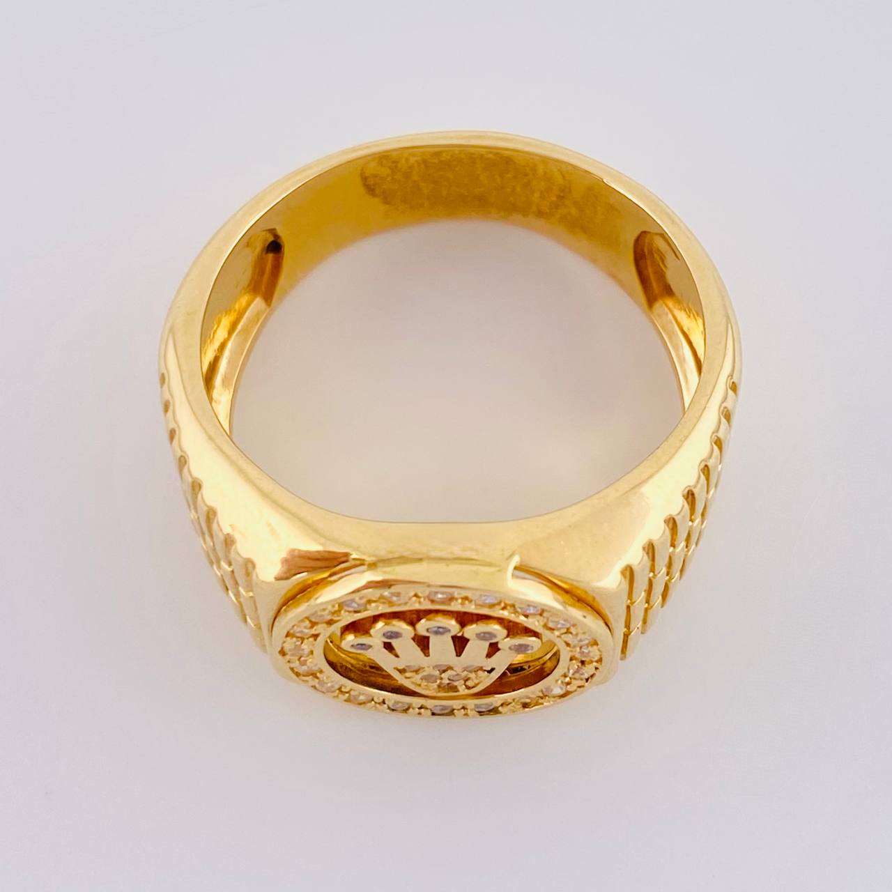 Anillo Corona Correa 13.35 g / T12 Oro Amarillo 18K