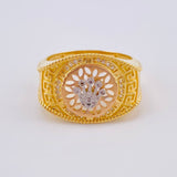 Anillo Corona Tribal 7.4 g / T11 Tres Oros 18K
