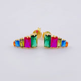 Topos Arcoiris 1.9 g / 1/2 in Oro Amarillo 18K