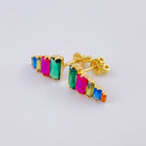 Topos Arcoiris 1.9 g / 1/2 in Oro Amarillo 18K