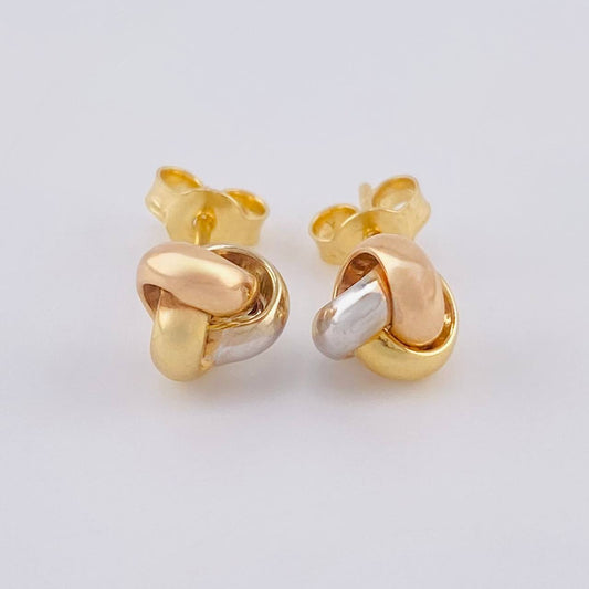 Stud Earrings Helix 0.95 g / in / 260 mm Three 18K Golds