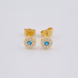 Topos Circulo Halo 1 g / in / 206 mm Oro Amarillo 18K