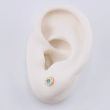 Topos Circulo Halo 1 g / in / 206 mm Oro Amarillo 18K