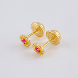 Topos Circulo Halo 0.55 g / in / 4.4 mm Oro Amarillo 18K