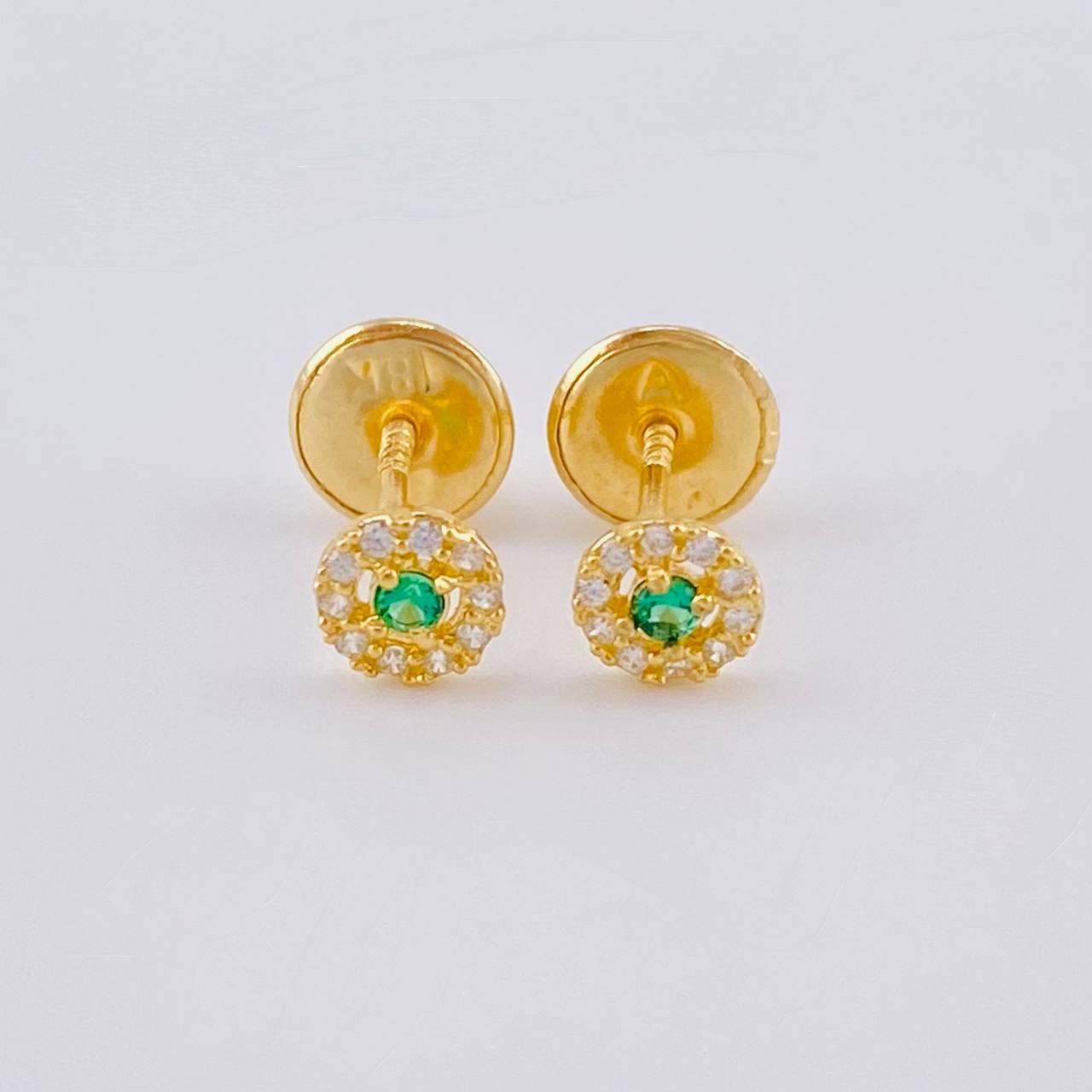 Topos Circulo Halo 0.55 g / in / 4.4 mm Oro Amarillo 18K