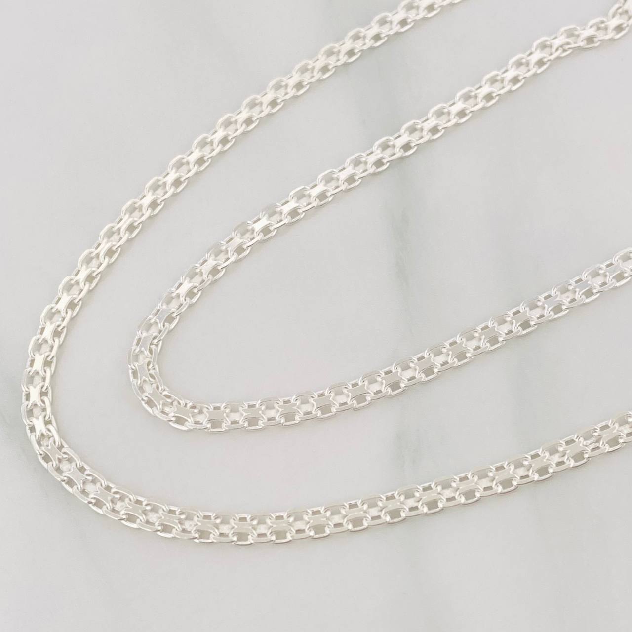 Bismark Chain 5.5 g / 23 1/2 in / 2.37 mm Silver 925