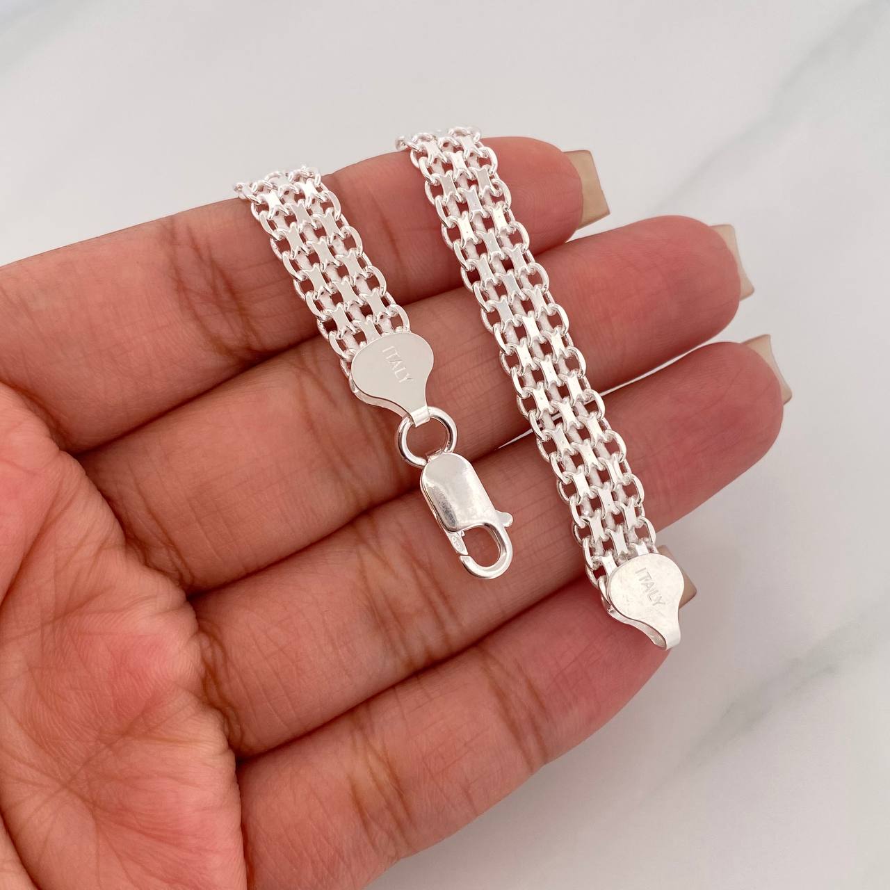 Pulso Chino 10 g / 8 1/4 in / 7.87 mm Plata 925
