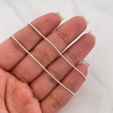Cadena Lazo 3 g / 23 1/2 in / 1.1 mm Plata 925