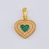 Dije Corazón Tupido 3.5 g / 1 in Oro Amarillo 18K