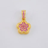 Dije Flor 1.5 g / 3/4 in Oro Amarillo 18K