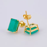 Topos Esmeralda Imperial 4,20 Qts 3 g / in / 4.3 mm Oro Amarillo 18K