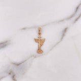 Pendant San Miguel Arcangel 1.2gr / 2.8cm / 18K Rose Gold #