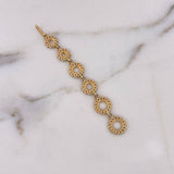 Pendant Gears 3.5gr / 7.4cm / Zircons Colors 18K Yellow Gold $