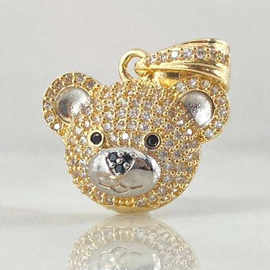 Bear Face Pendant 3.95gr / 2.3cm / 18K Gold
