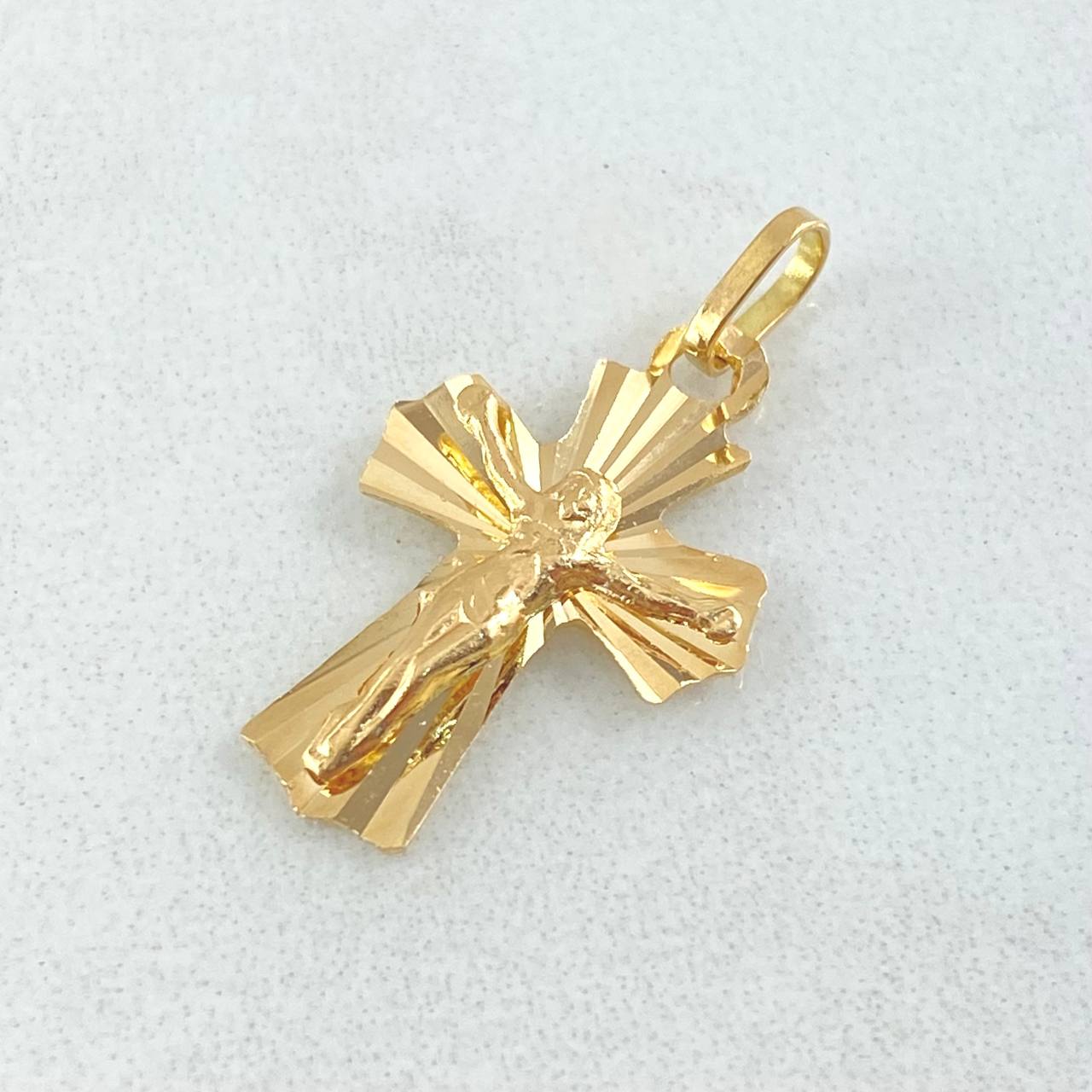 Pendant Christ Cross 1.1gr / 2.5cm (1.0in) / 18K Gold