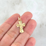 Pendant Christ Cross 1.1gr / 2.5cm (1.0in) / 18K Gold