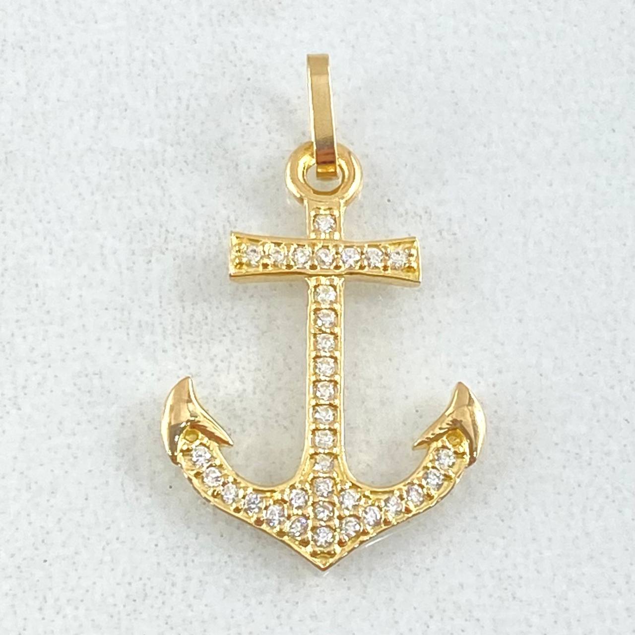 Dije Ancla 0.95gr / 1 in / Oro Amarillo 18K