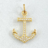 Dije Ancla 1.1gr / 2.5cm / +4 Oro 18K