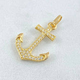Dije Ancla 1.05gr / 1 in / Oro Amarillo 18K ©