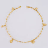 Tobillera Gc Dijes 3.95 g / 10 1/4 in / 3.2 mm Oro Amarillo 18K