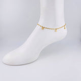 Tobillera Gc Dijes 3.95 g / 10 1/4 in / 3.2 mm Oro Amarillo 18K
