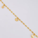 Tobillera Gc Dijes 3.95 g / 10 1/4 in / 3.2 mm Oro Amarillo 18K