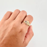 Imperial Rhombus Ring 1.8 g / Size 8 1/2 Yellow Gold 18K