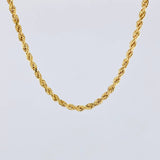 Rope Chain 8.05 g / 23 3/4 in / 3 mm 18K Yellow Gold