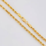 Cadena Lazo 8 g / 23 1/2 in / 3 mm Oro Amarillo 18K