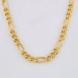 Cadena Figaro 14.35 g / 25 in / 4.6 mm Oro Amarillo 18K